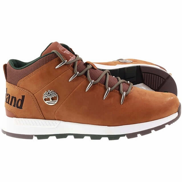 Oxford Button Down With Suit Timberland Boots Mens Sprint Trekker Mid Rust Nubuck