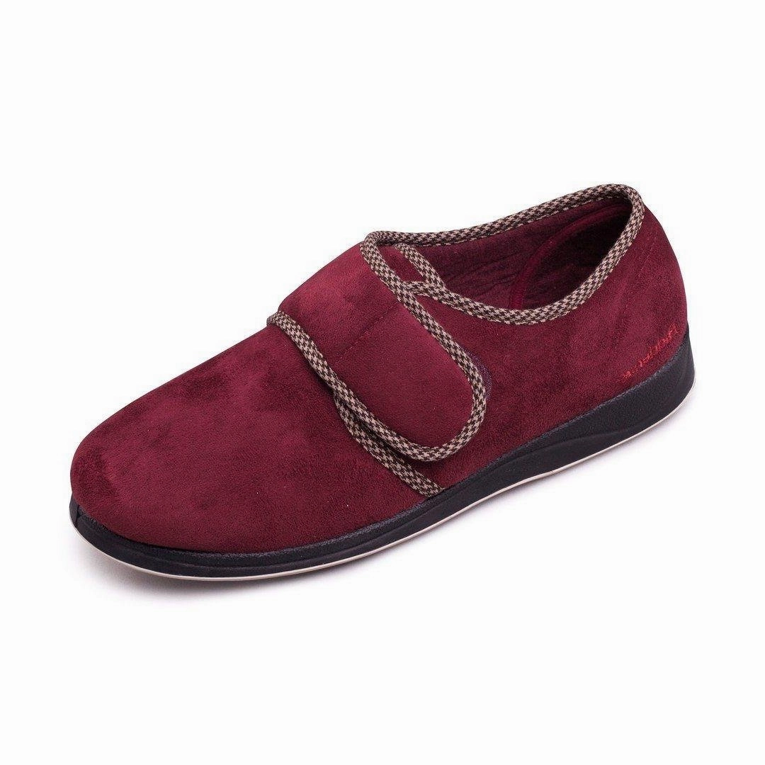 Slide Comfort Padders Mens Slippers Harry Burgundy