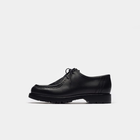 Padrini Moc Toe Shoe in Noir Roseto Cap Toe Oxfords