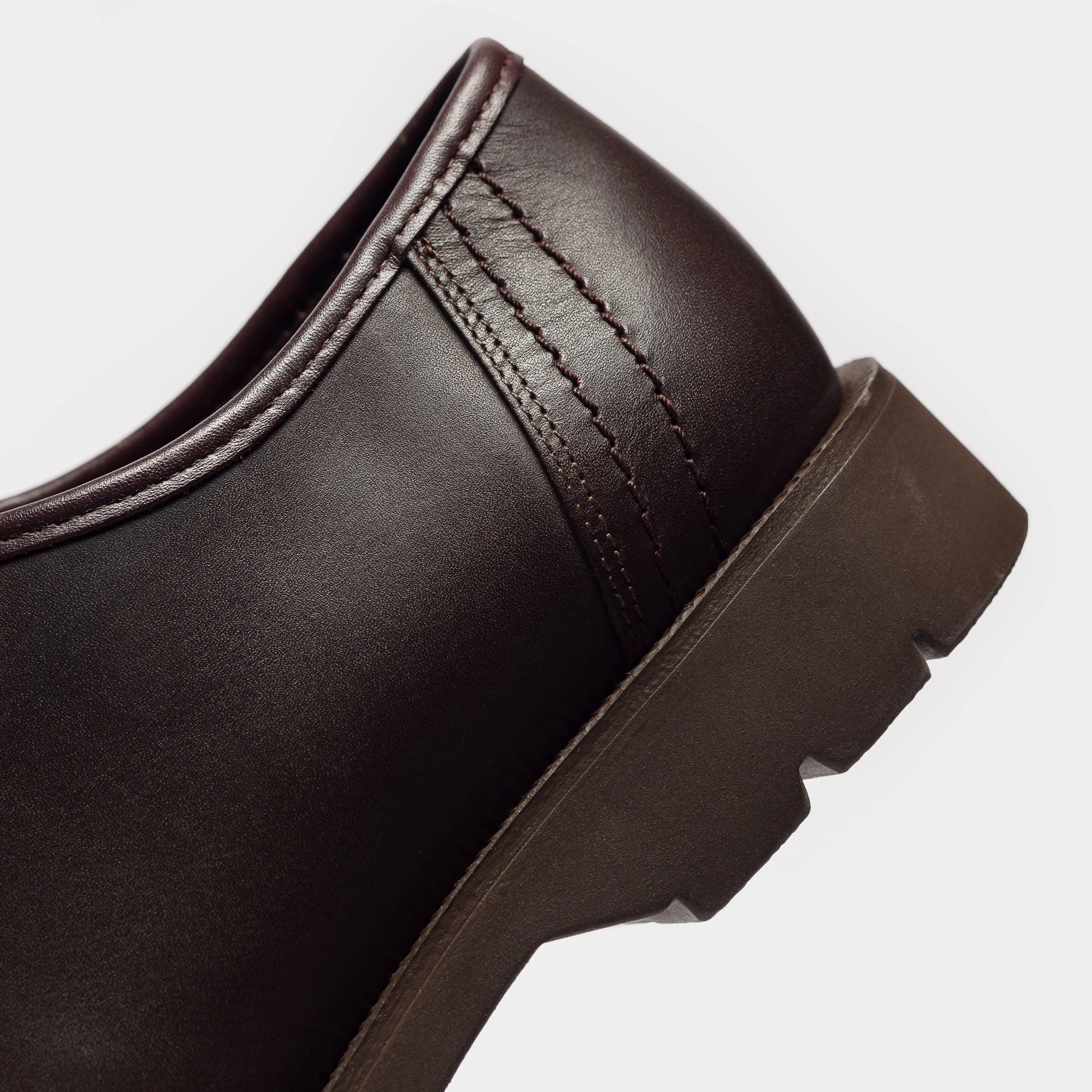 Padror Moc Toe Shoe in Bordeaux Top Rated Oxford Shoes