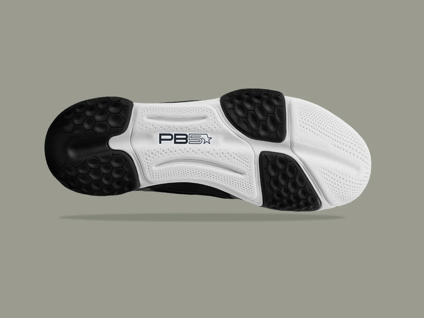 PB5star Men's PB5 Court 2 Court Sneaker in Black/White Cool High Heels