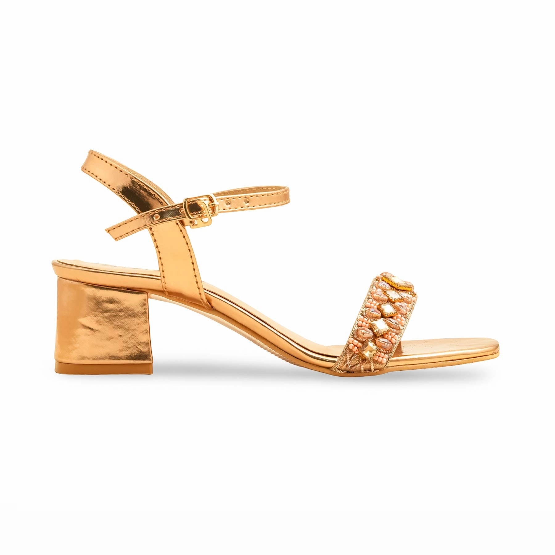 Peach Fancy Sandal FN6165 Sandals Inn