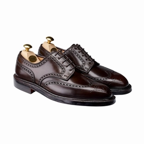 Pembroke Dark Brown Cordovan Summer Lace Up Shoes