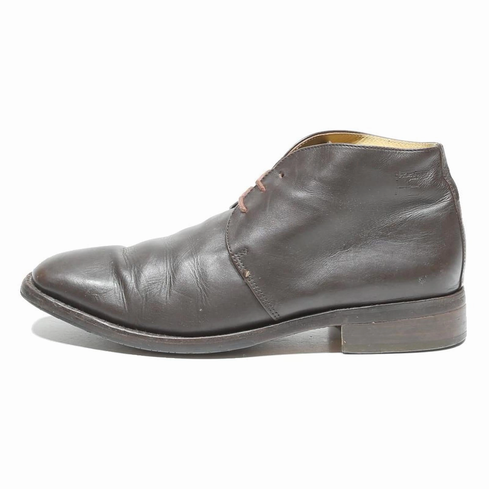 HARDRIGE Leather Mens Ankle Boots Black UK 5.5 Classic Formal Dress Shoes Knee High Heeled Boots