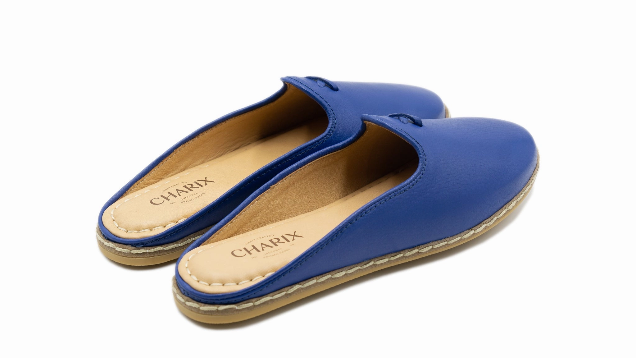 Cobalt Blue Mules for Men Best Shoes For Beach Volleyball