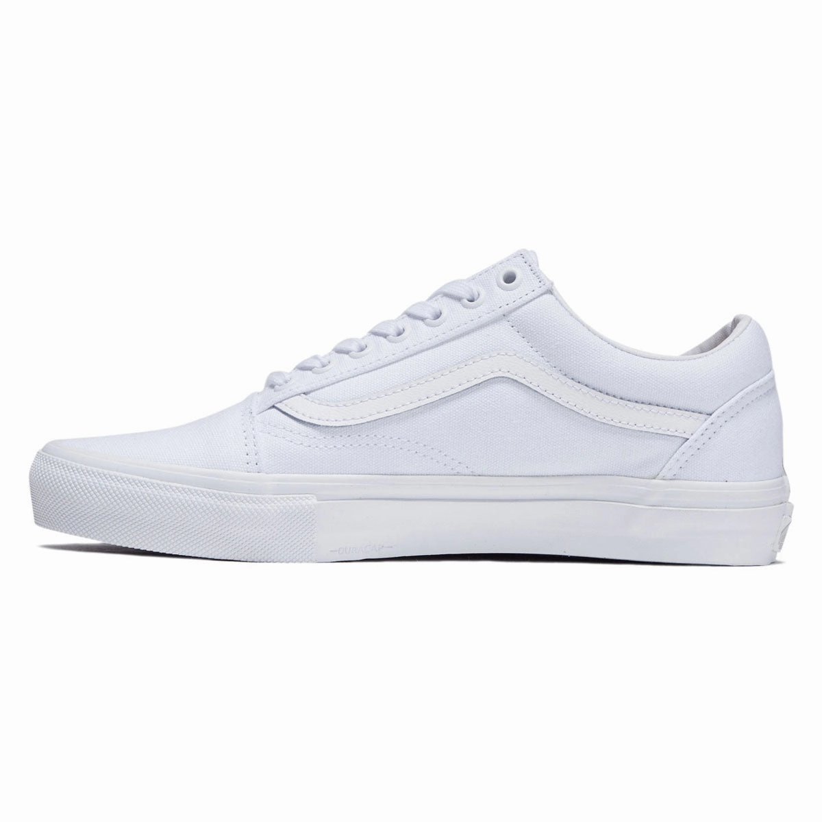 Skate 3 Shoes Vans Skate Old Skool Shoes - Canvas True White