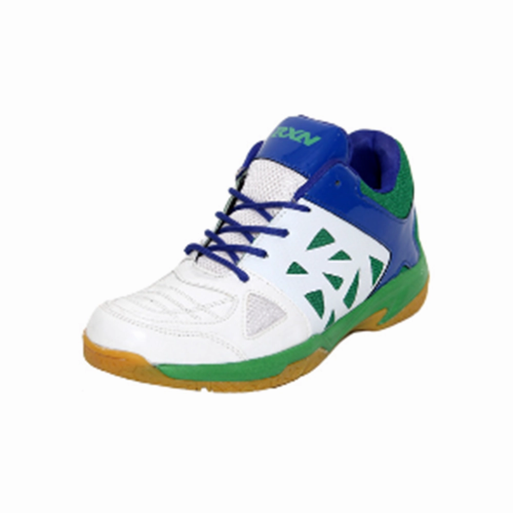 Shoes To Wear For Badminton RXN Net Kill Badminton Shoes (Blue/Green/White)