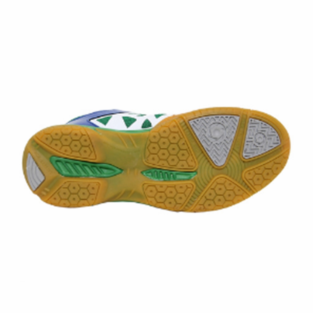 RXN Net Kill Badminton Shoes (Blue/Green/White) Badminton Shoes In Nepal