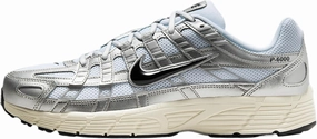 David Robinson Shoes Nike Nike P-6000 Shoes (CD6404-105, White/Metallic Silver/Flat Silver/Black)