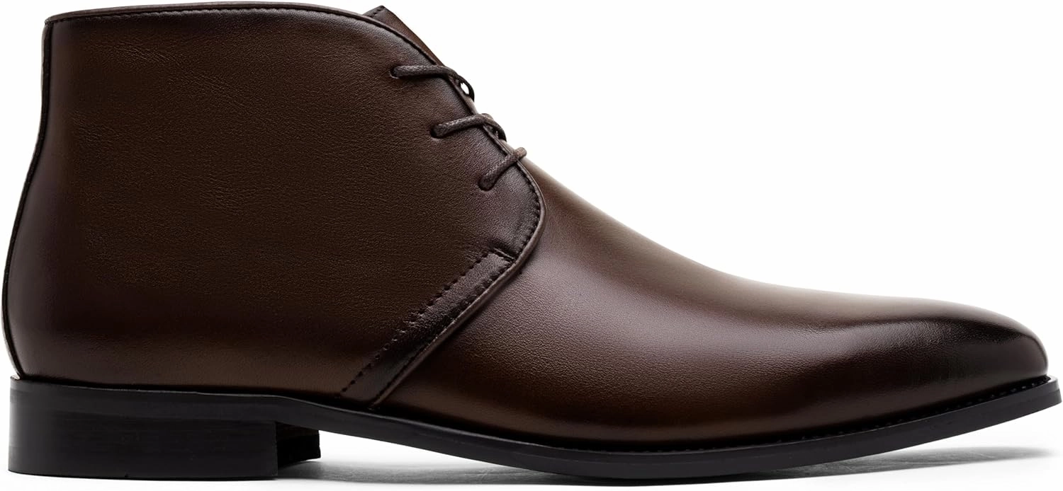 Jousen Leather Boots for Men Dress Classic Mens Boots Polish Retro Ankle Chukka Boots Mens Dansko Boots