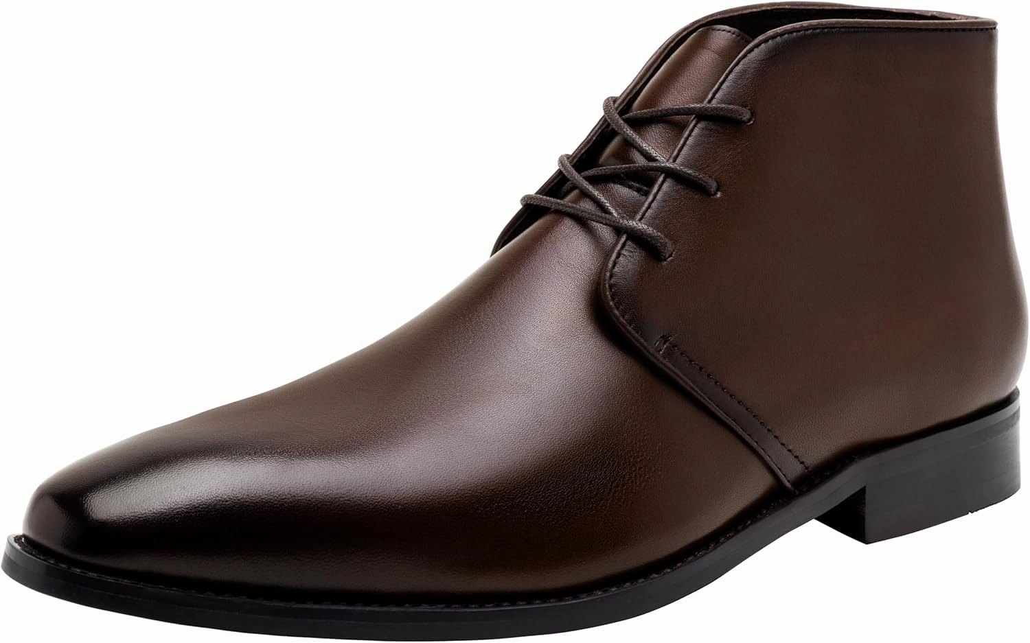 Jousen Leather Boots for Men Dress Classic Mens Boots Polish Retro Ankle Chukka Boots Mens Warm Boots