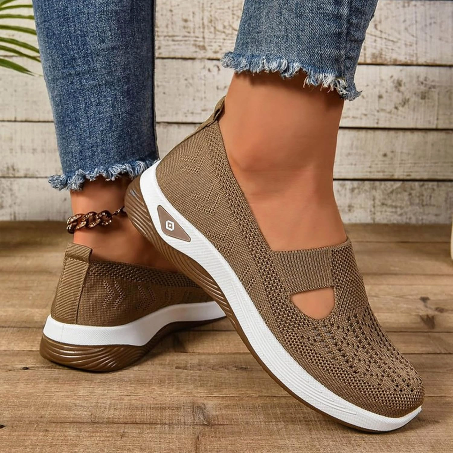 Best Weight Training Sneakers Walking Shoes Women Arch Support Breathable Mesh Orthopedic Shoes Slip On Comfortable Tennis Shoe Non-Slip Comfort Mesh Diabetic Sneakers for Plantar Fasciitis Relief