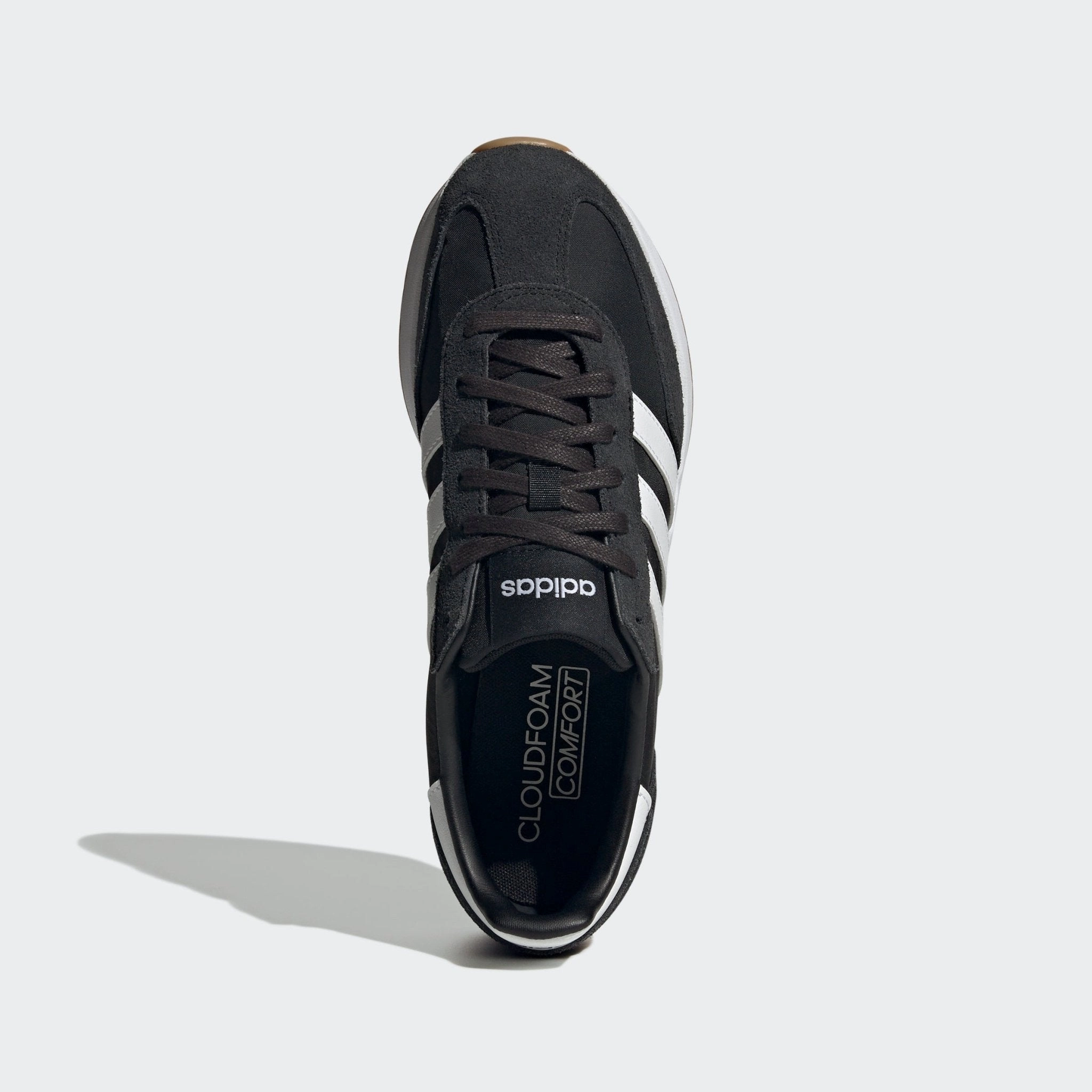 adidas RUN 70s 2.0 Shoes Black/White Awesome Soccer Cleats