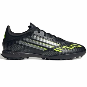 adidas F50 League Turf Soccer Shoes - Electric Stealth Pack (FA25) Best Wide Soccer Cleats