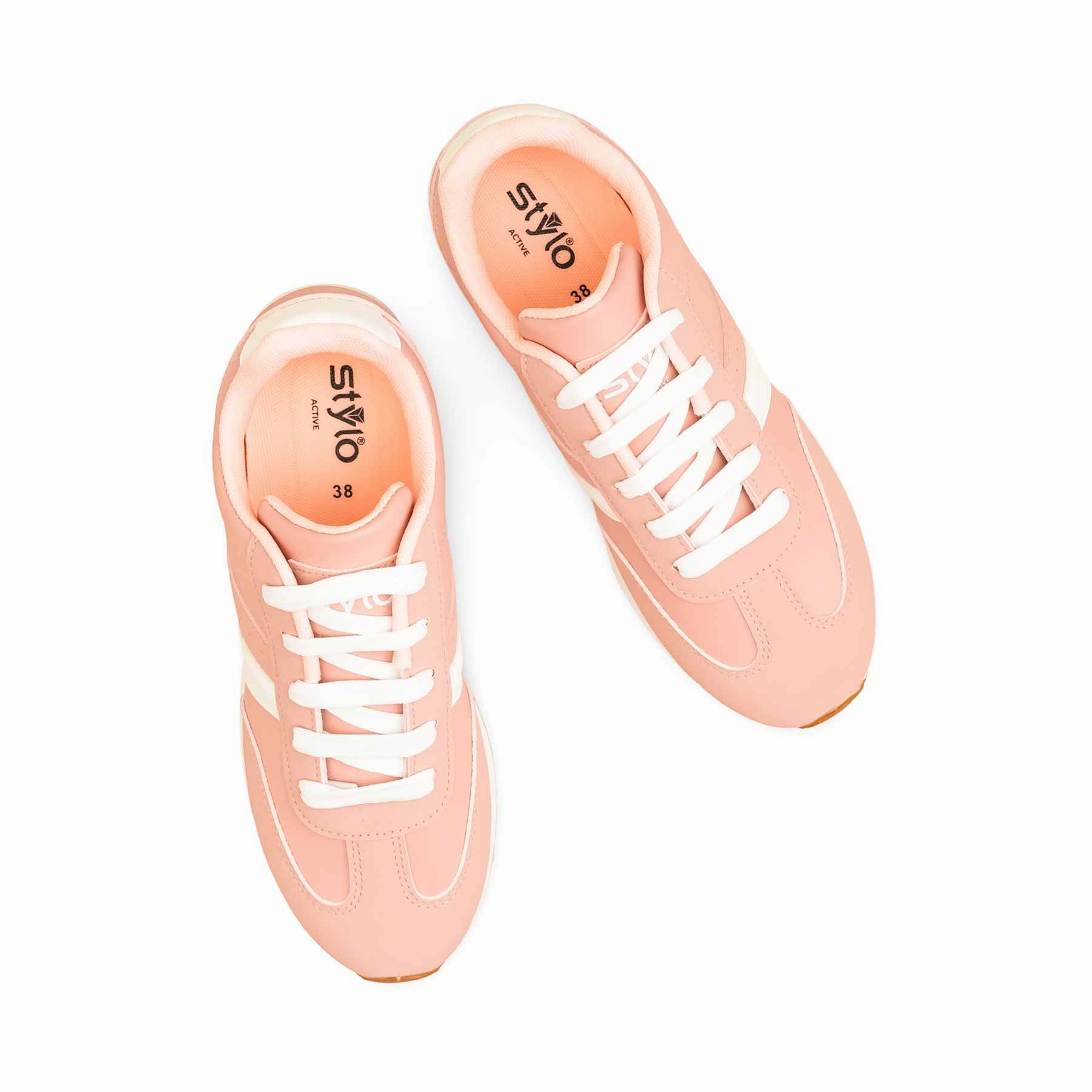 Pink Casual Sneaker For Women AT7457 Parkour Sneakers
