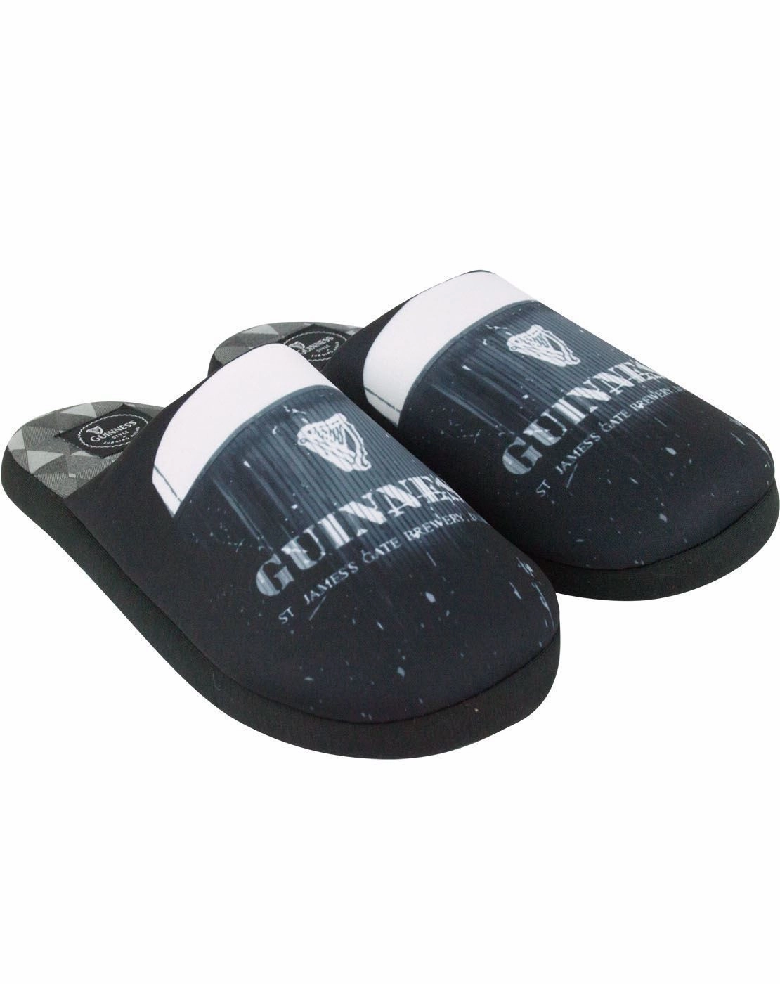 Slippers With Faux Fur Guinness Brewery Men's Slippers