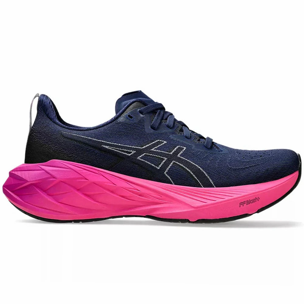 Women's Asics Novablast 4, Blue Expanse/Black, 6 B Medium Asics Non Slip Shoes