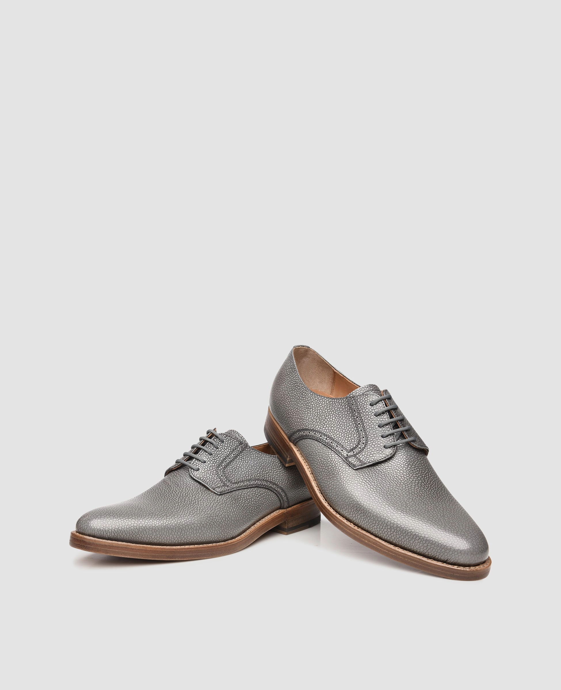 Lace-up Boots Shoes Milano Plain AG - Grey