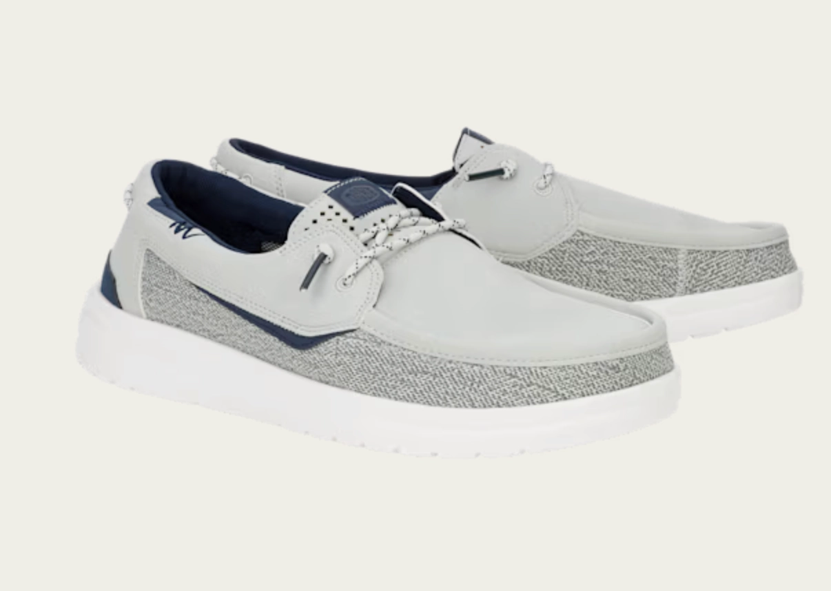 HEY DUDE Welsh Grip Classic Mesh Shoes Lug Sole Oxfords