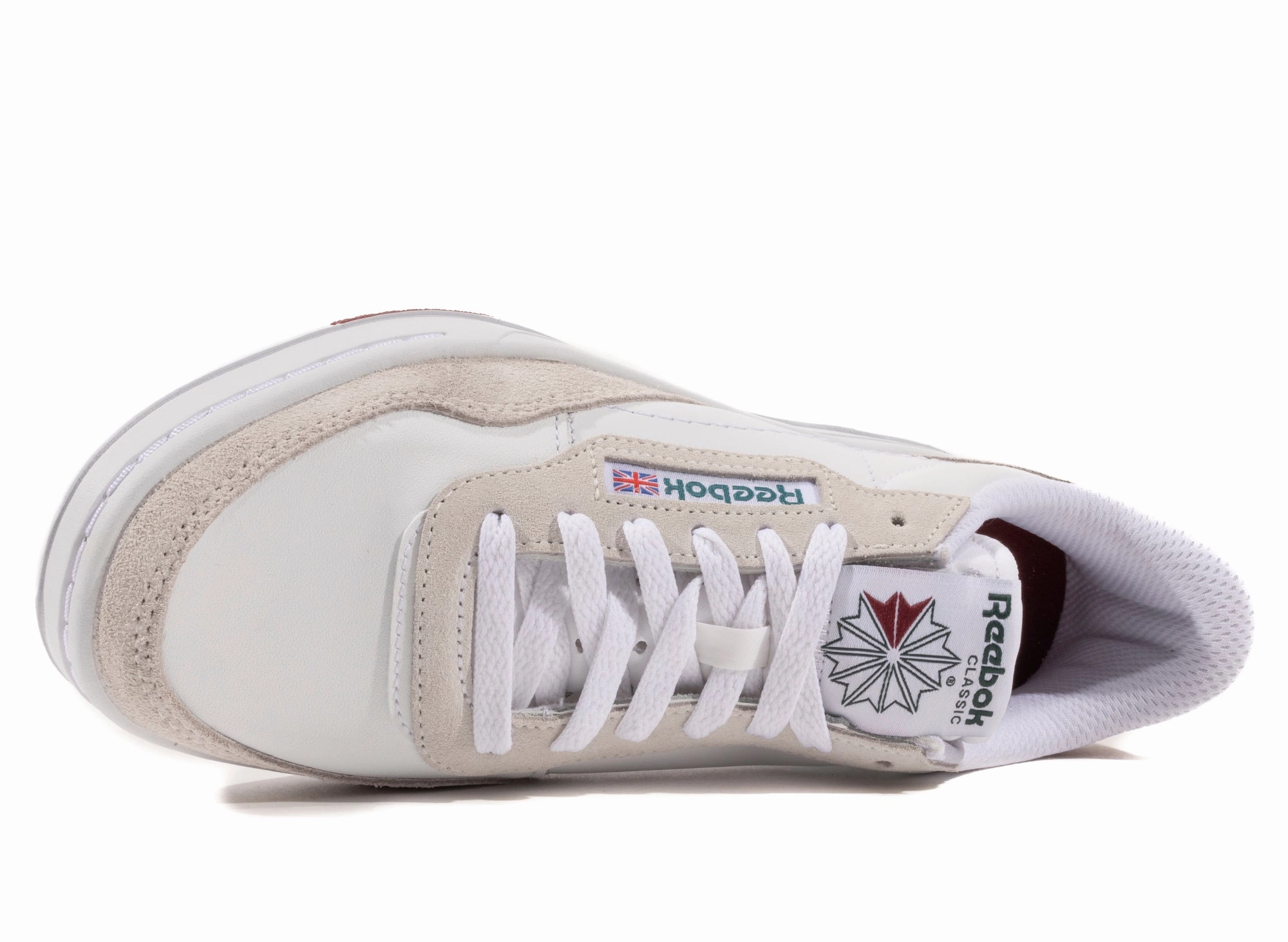 Gum Sole Shoes For Badminton Reebok Court Peak