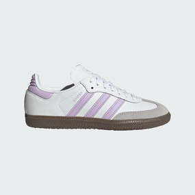 gradeschool adidas samba og (white/lavender) Kobra Soccer Cleats