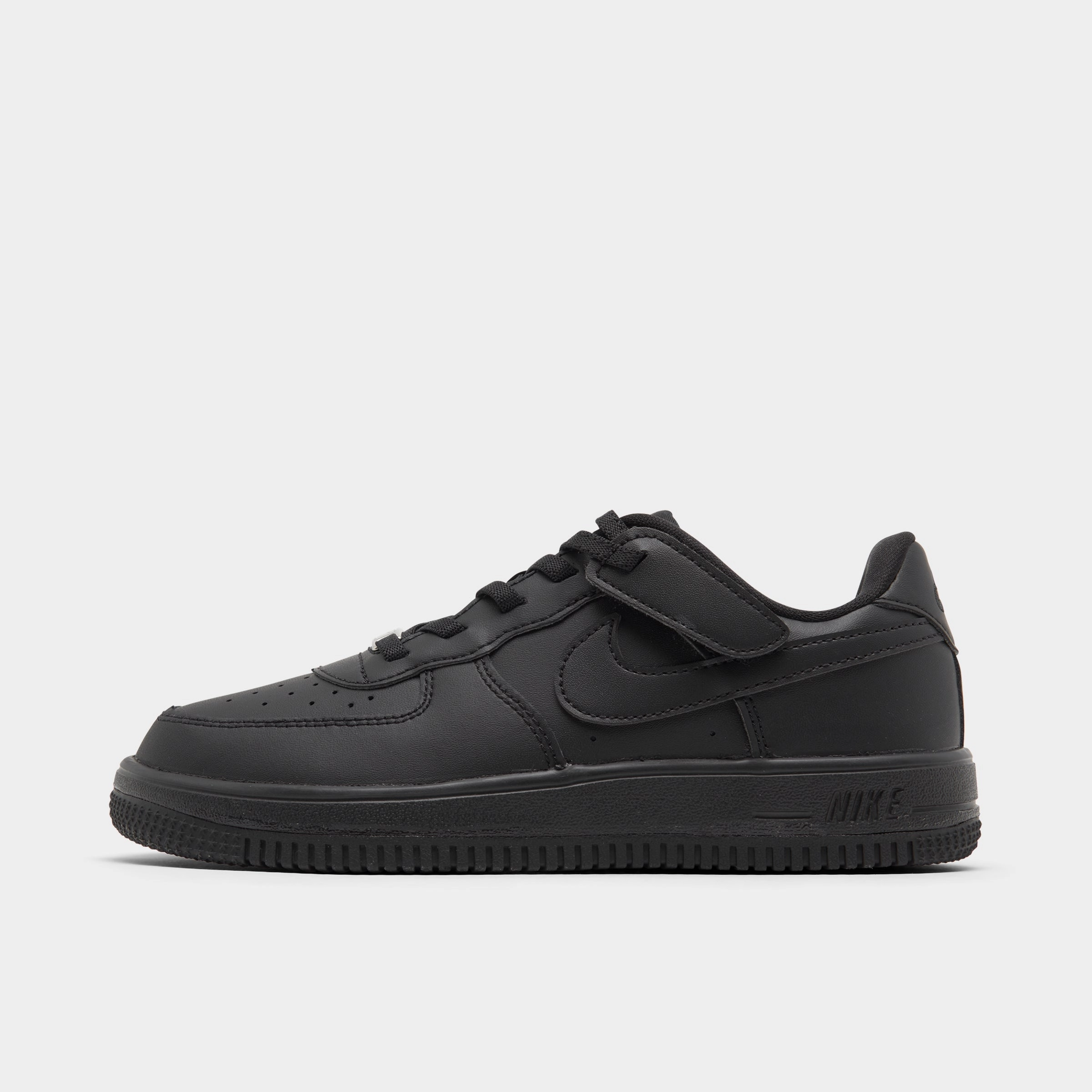 Nike Air Force 1 Low EasyOn PS Black / Black Nike Shoes Drawing
