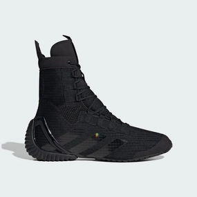 adidas Speedex 23 Boxing Boots Mens Black Shoes Cowboy Boots Fashion