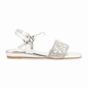 Silver Fancy Sandal For Women FN6112 Hotel Sandals Royal Caribbean
