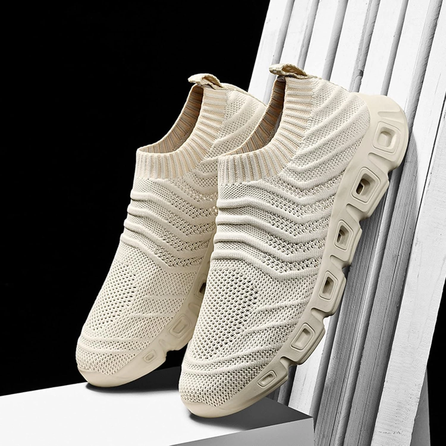 Mens Walking Shoes Mens Tennis Shoes Slip on Shoe for Men Walking Shoe for Men Breathable Comfortable Sneaker Cool Slip On Sneakers