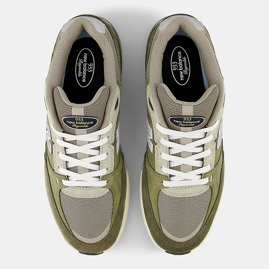 Straye Logan Skate Shoes New Balance Numeric 933 Andrew Reynolds Skateboard Shoes - Olivine / Dark Olivine