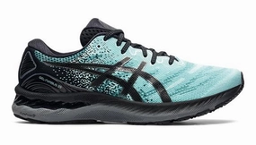 Men's Asics Gel-Nimbus 23, Blue/Gunmetal, 12.5 D Medium Asics Shoes Running