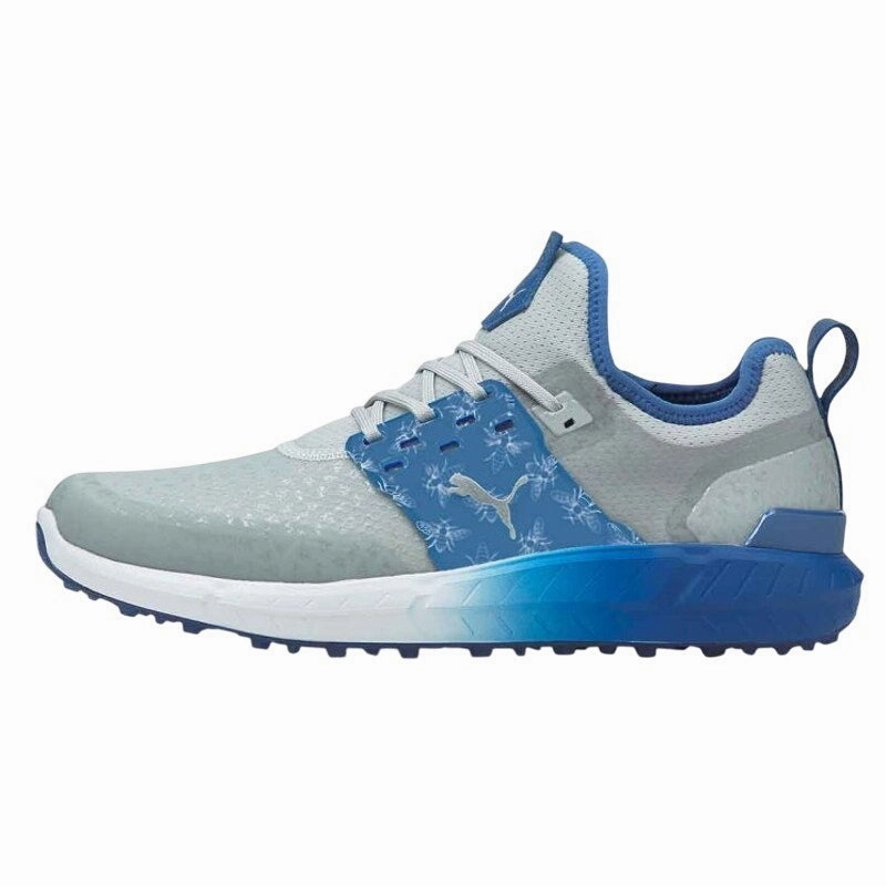 With Wide Toe Box Gallivan2r G/lock Saddle Golf Shoe Golf Puma Mens Ignite Pollination Golf Sneakers US 9 M EU 42 Blue Grey Athletic NWOB