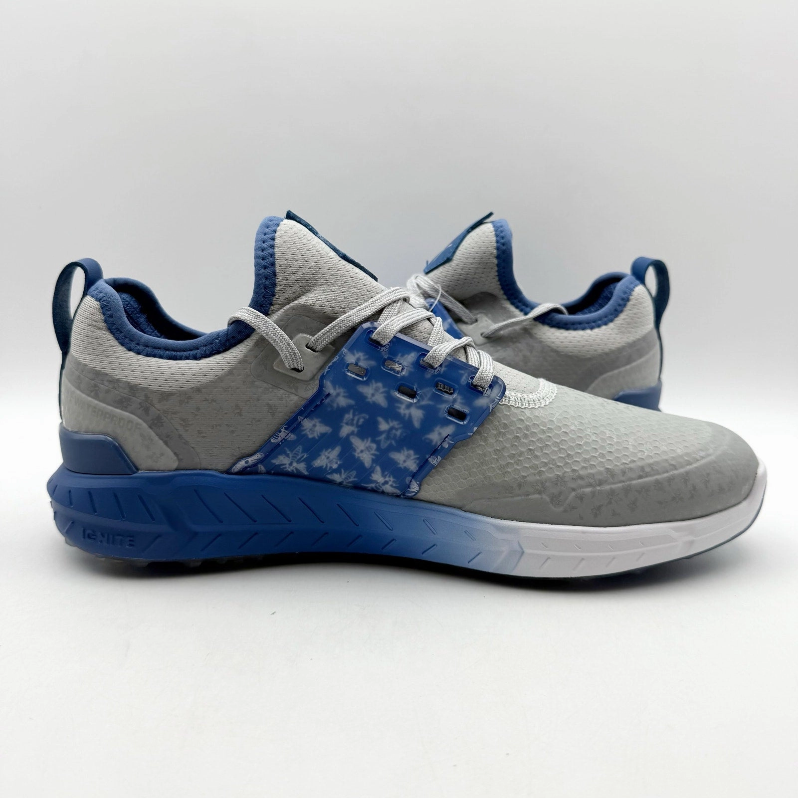 Puma Mens Ignite Pollination Golf Sneakers US 9 M EU 42 Blue Grey Athletic NWOB Golf Shoe Golf Air