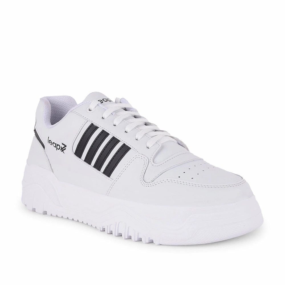 Sneakers App Leap7x Casual White Lacing Sneakers For Men JAXER-1E By Liberty