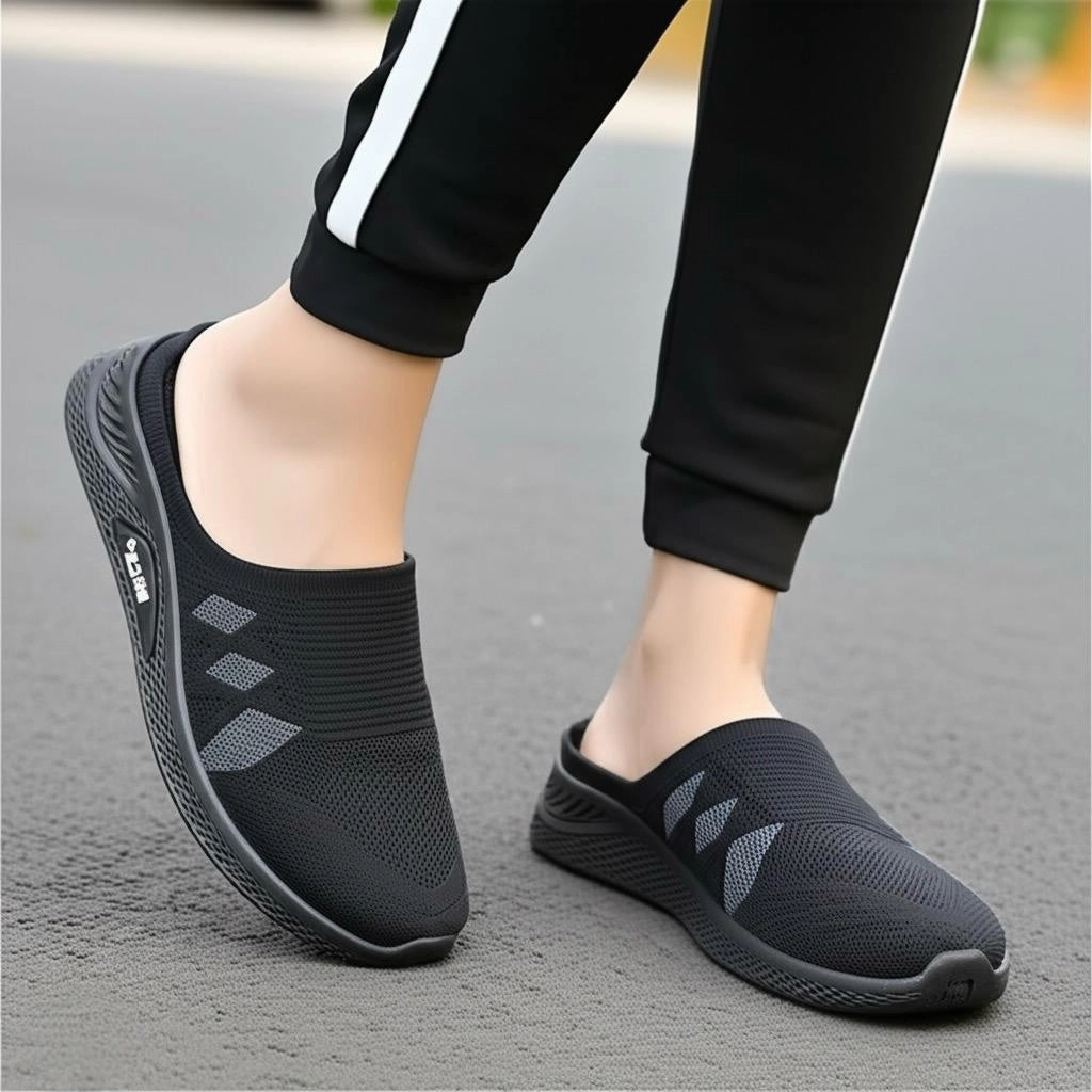 Derby Shoes Without Socks QC2437 open back