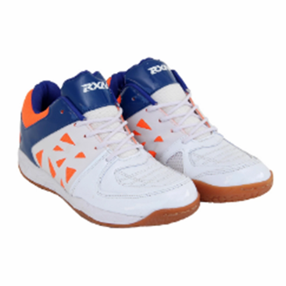 RXN Net Kill Badminton Shoes (Orange/Blue/White) Shoes For Badminton Court