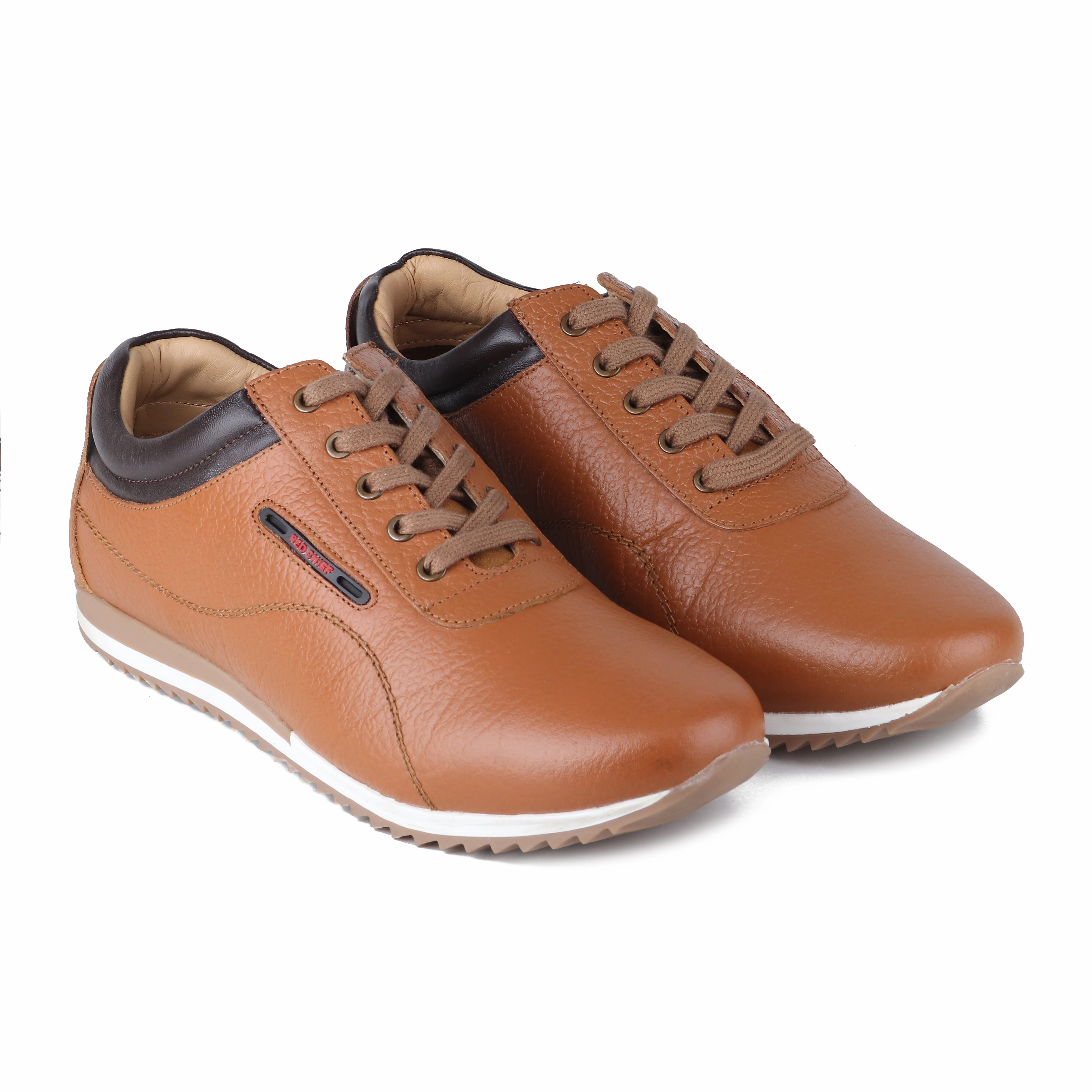 Lace Up Closed Toe Shoes Red Chief Elephant Tan Casual Shoes for Men RC3522 107
