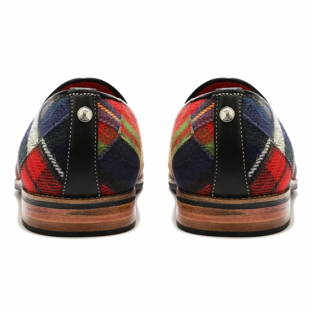 Slip On Checkered Shoes Red Tartans Slip_on for Men (discontinued)