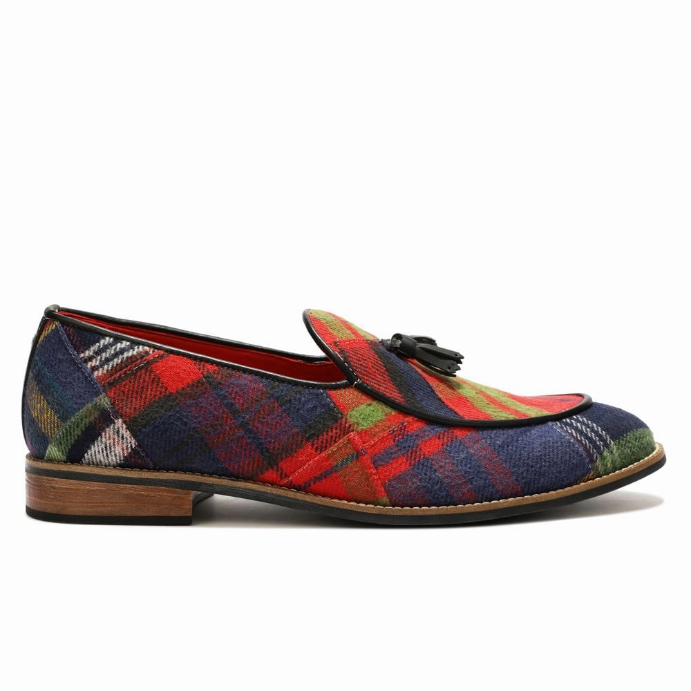 Work On The Clock Literide Slip-on Red Tartans Slip_on for Men (discontinued)