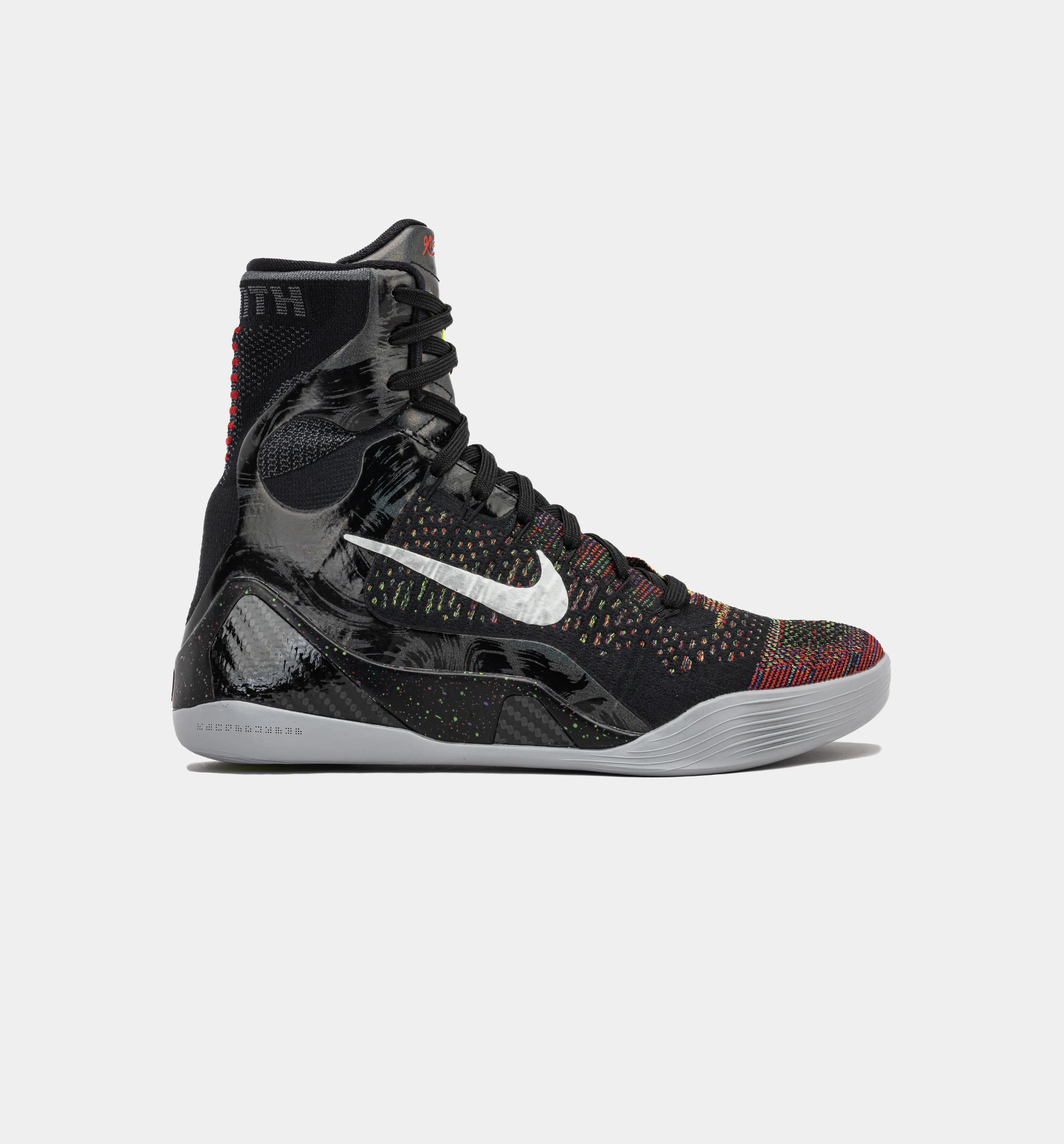 Kobe 9 Elite Protro Masterpiece Mens Basketball Shoe -  Black/Multicolor Limit One Per Customer All White Low Basketball Shoes