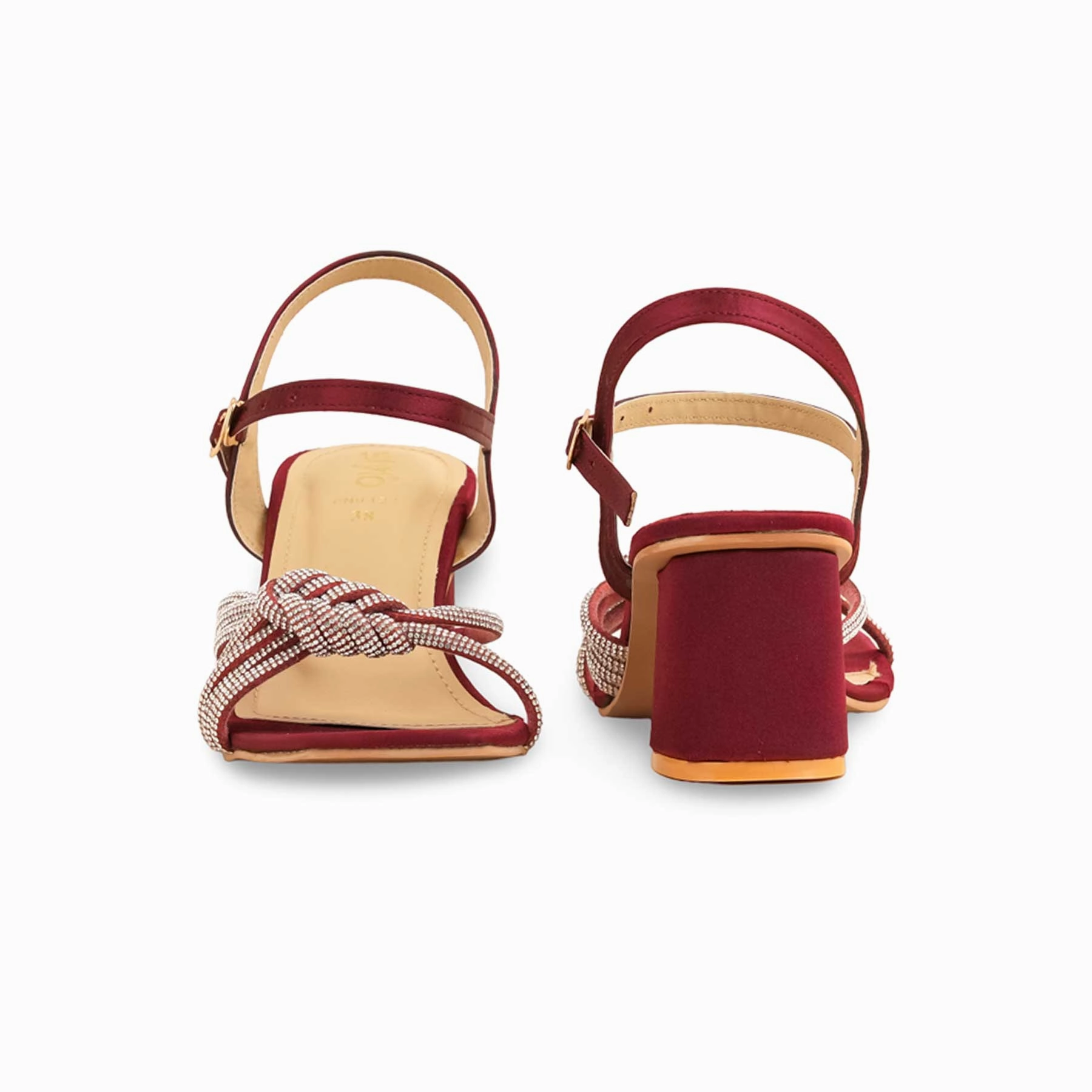 Maroon Fancy Sandal For Ladies FN6122 Sandals Royal Bahamian Photos