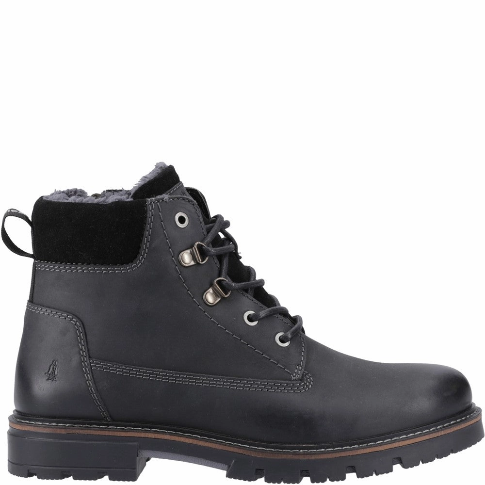 Hush Puppies Pier Shearling Lace Boot Dress Ankle Boots