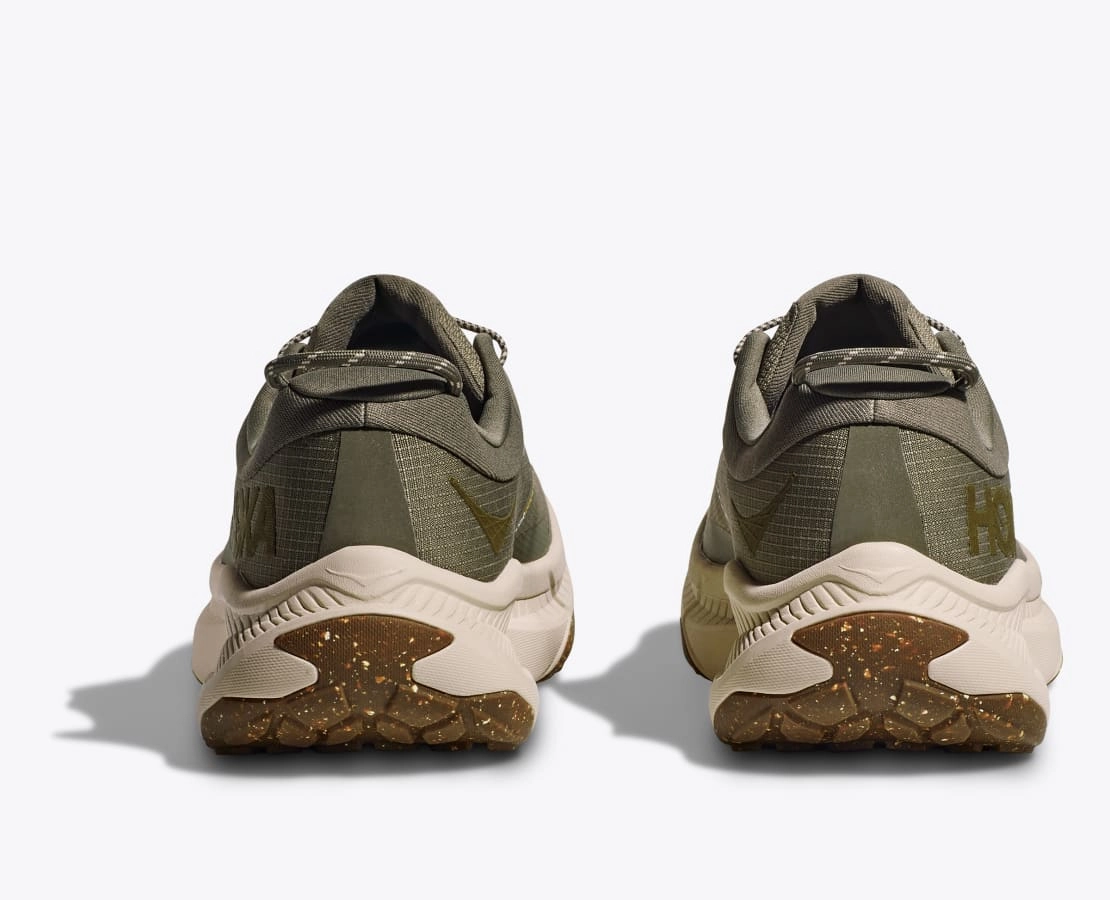 Waterproof Mountain Bike Shoes For Flat Pedals Men's HOKA Transport GTX Everyday Shoe in Slate | Oat Milk