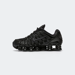 Womens Shox TL - Black/Black-Metallic Hematite-Max Orange Nike Air Penny Shoes