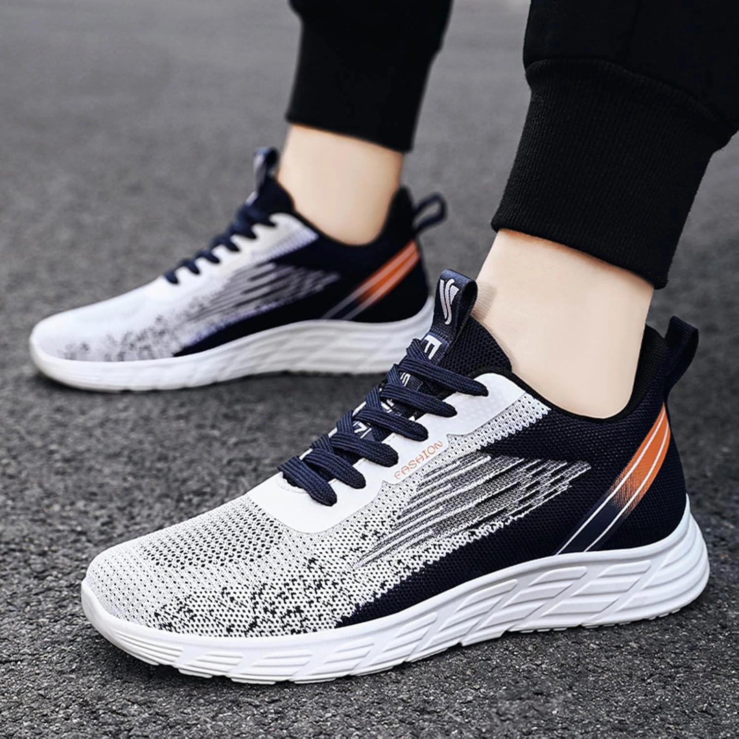 Mens Walking Shoes Mens Tennis Shoes Slip on Shoe for Men Tennis Shoe for Men Casual Lightweight Sneaker Mizuno Running Sneakers