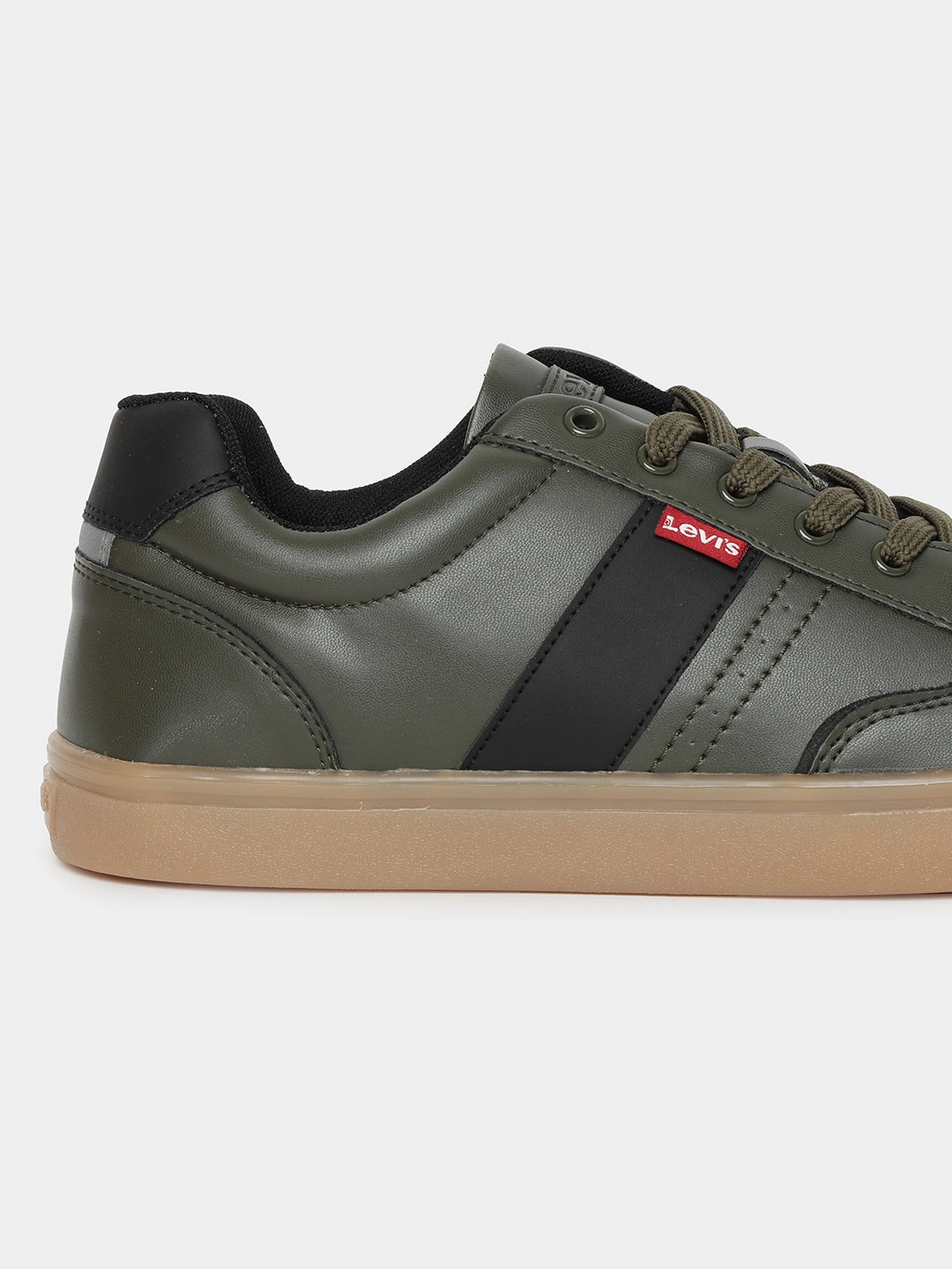 Men's Olive Colorblock Shoes Sneakers Cast