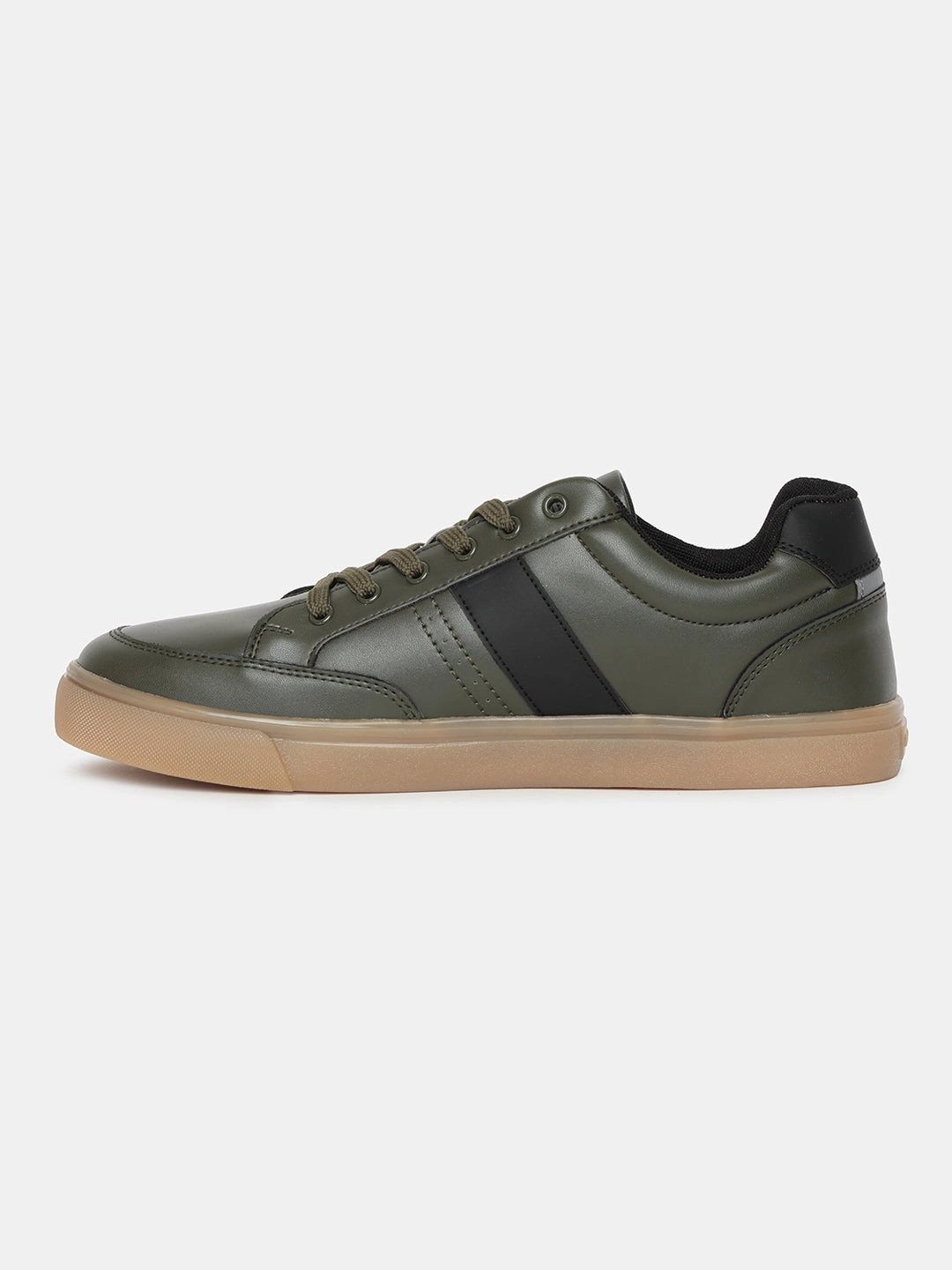 Sneakers & Athletic Shoes Men's Olive Colorblock Shoes