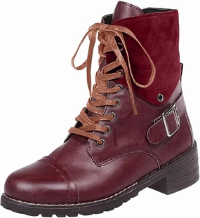 Clothes To Wear With Thigh High Boots Womens Ankle Boots Low Heel Mid Calf Boots Couple Round Toe Chunky Heel Lace Up Solid Color Women's Low Boots