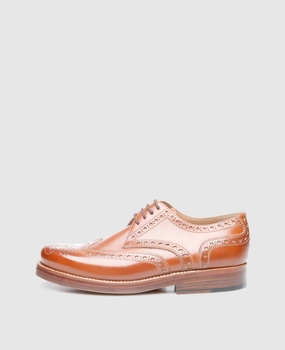 Lace Up Tap Shoes Rio Full-Brogue AC - Tabacco