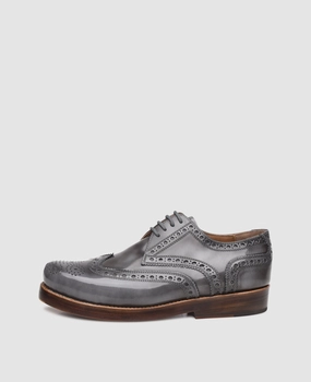 Rio Full-Brogue BL - Grey Lace-up Shoes Brand